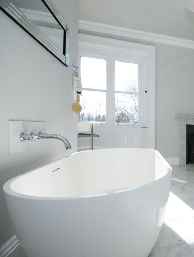 Luxury marble Bathroom designed and installed by Leger Interiors in York